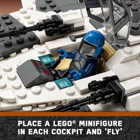 75348 LEGO Star Wars Mandalorian Fang Fighter vs TIE Interceptor