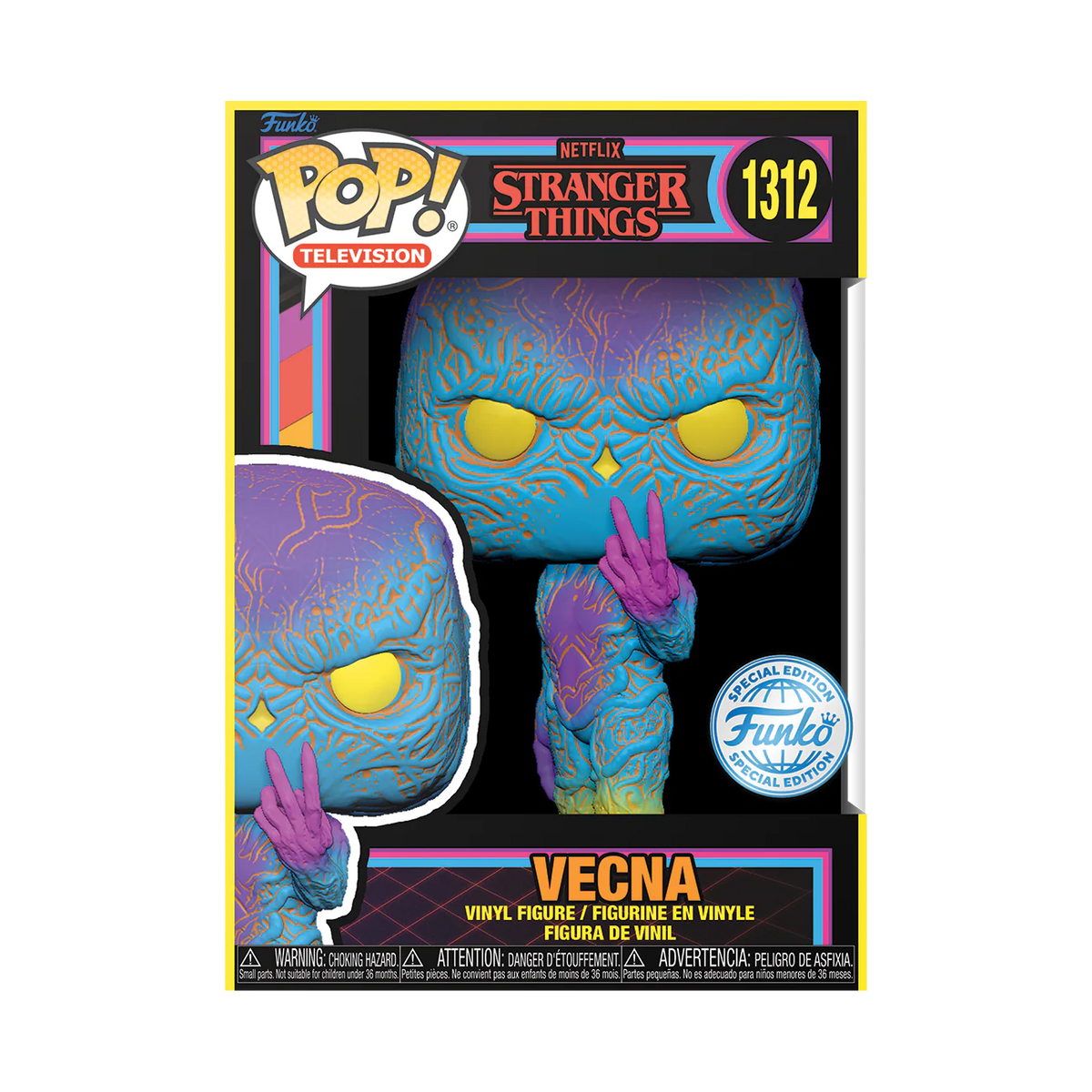 1312 Funko POP! Stranger Things - Vecna Blacklight – Pops Toys