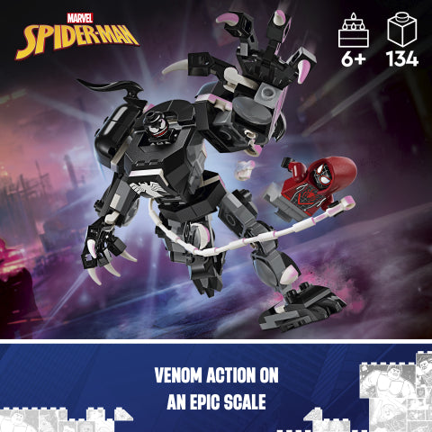 76276 LEGO Super Heroes Venom Mech Armour vs. Miles Morales