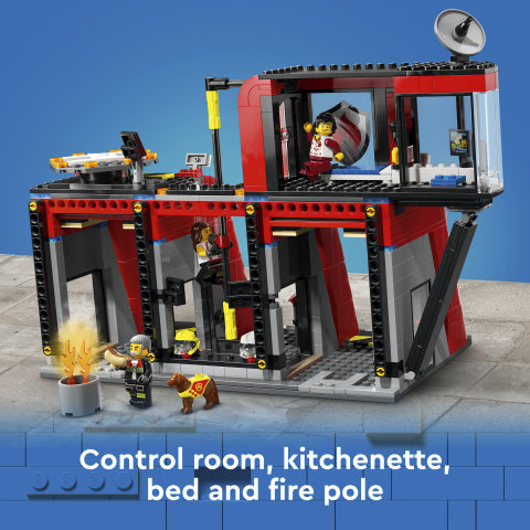 60414 LEGO City Fire Station with Fire Engine