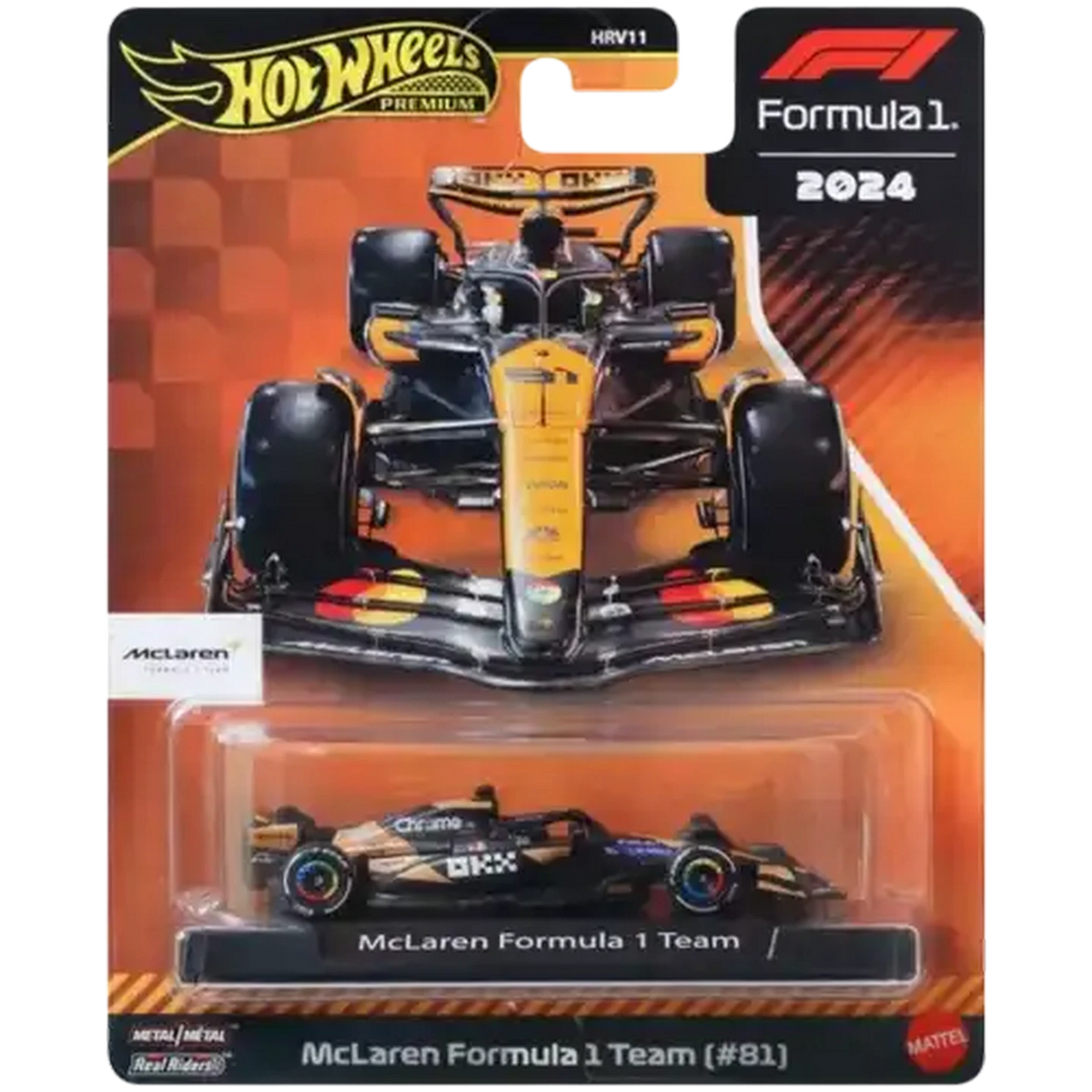 Hot Wheels Premium Die-Cast Formula 1: McLaren Driver Oscar
