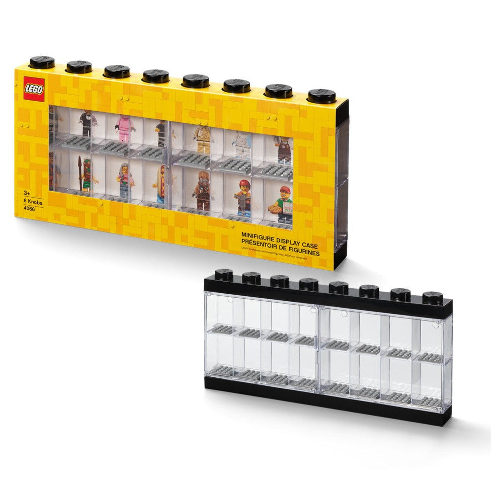 4066 LEGO Minifigure Display Case(16) - Black Box Damage