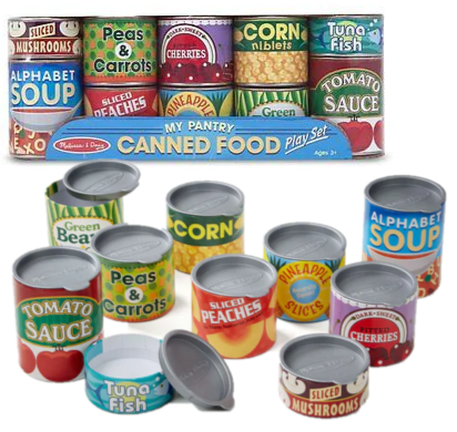 4088 Melissa & Doug Let's Play House Grocery Cans