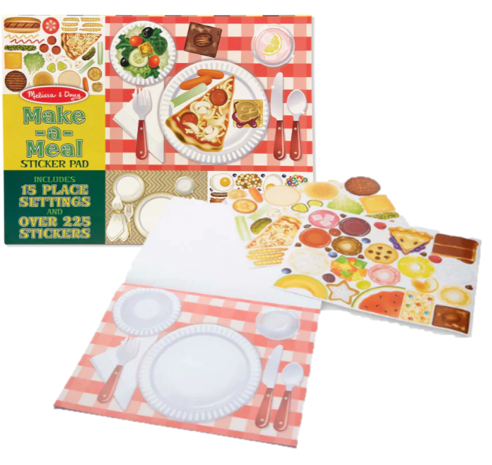 4193 Melissa & Doug Make-a-Meal Sticker Pad