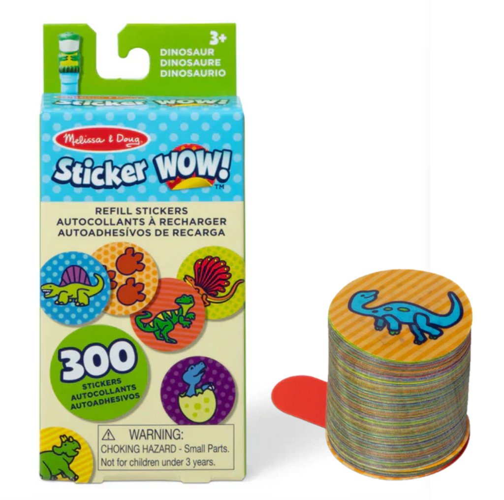50202 Melissa & Doug Sticker WOW! Refill Stickers – Dinosaur (Stickers Only, 300+)