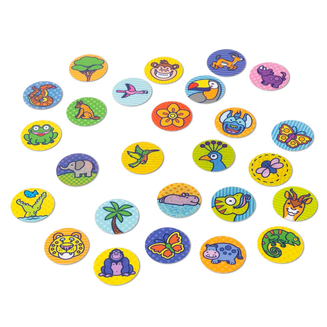 50204 Melissa & Doug Sticker WOW! Refill Stickers – Tiger (Stickers Only, 300+)