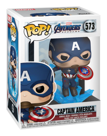 573 Funko POP! Avengers  Endgame - Captain America with Mjolnir