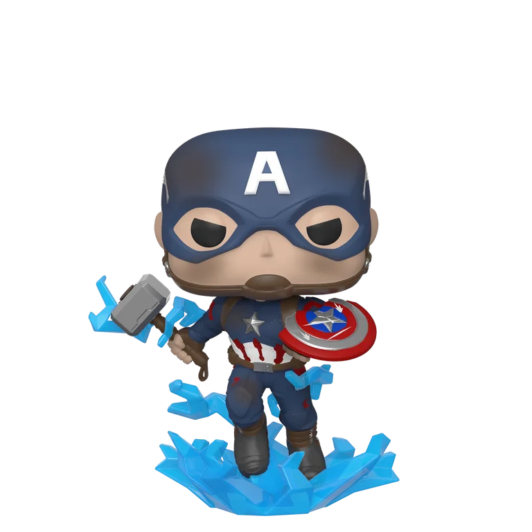 573 Funko POP! Avengers  Endgame - Captain America with Mjolnir