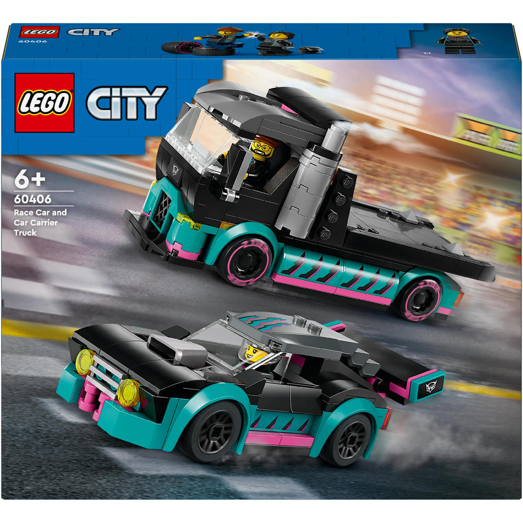 60406 LEGO City Race Car and Car Carrier Truck