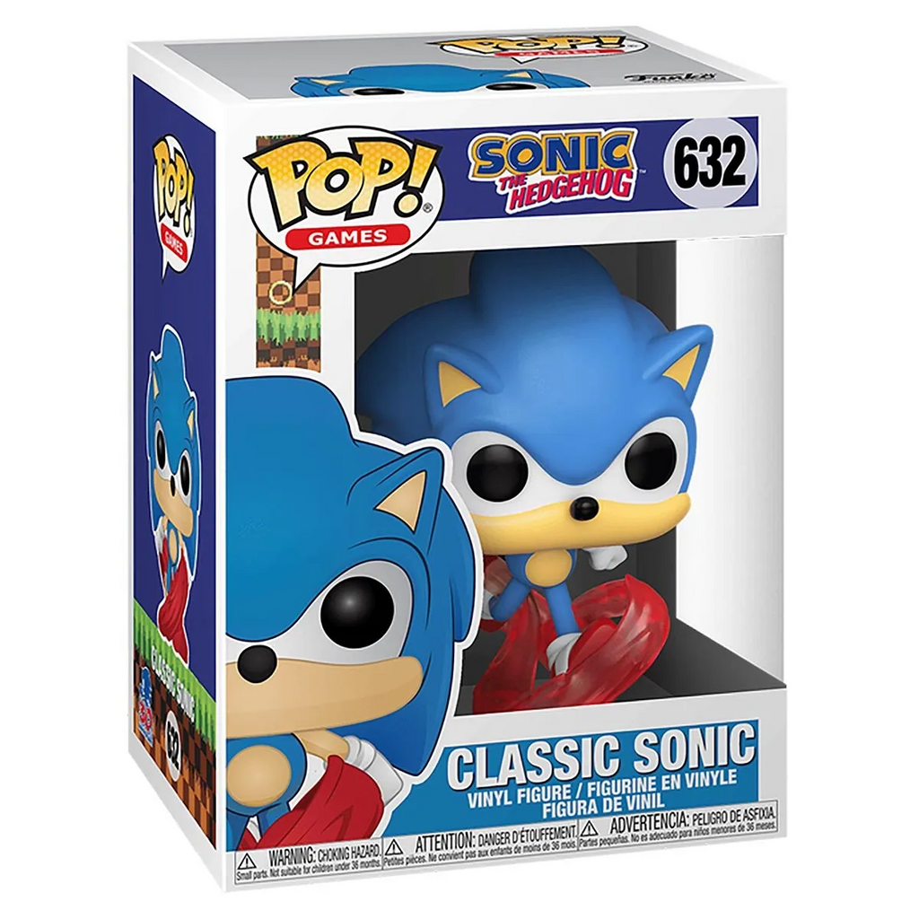 632 Funko POP! Sonic the Hedgehog - Sonic Running 30th Anniversary