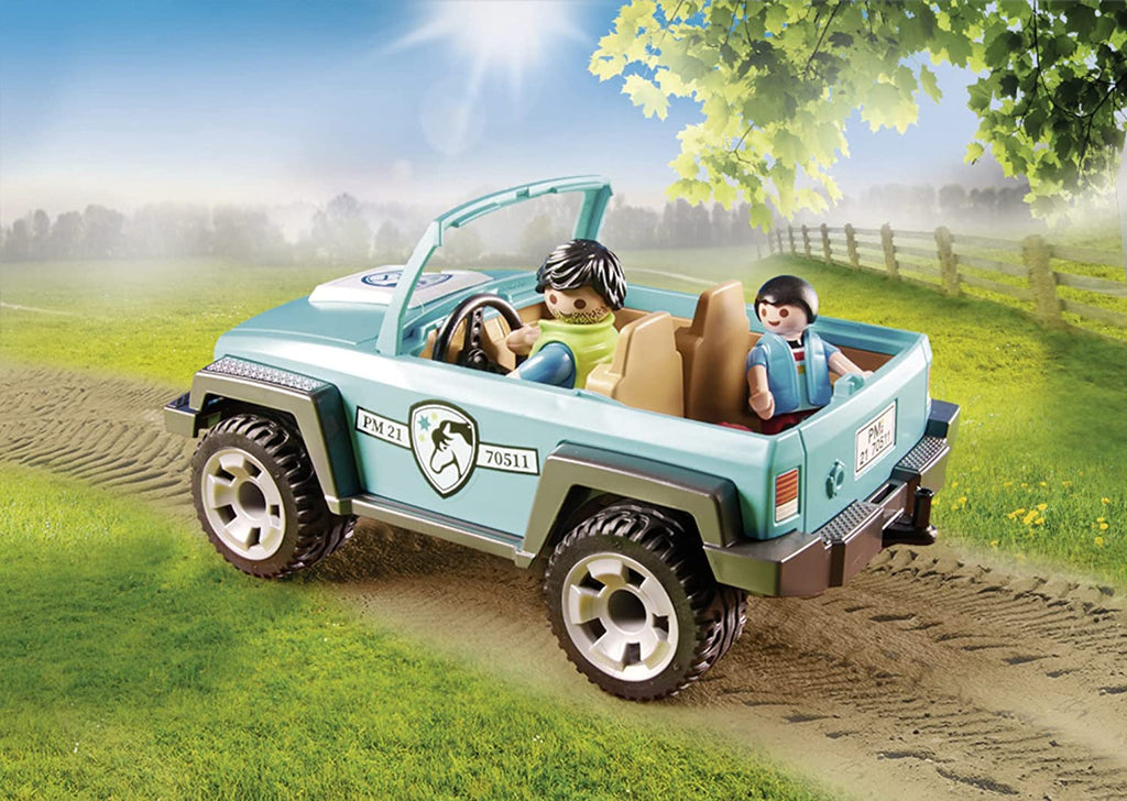 70511 Playmobil  Car with Pony Trailer
