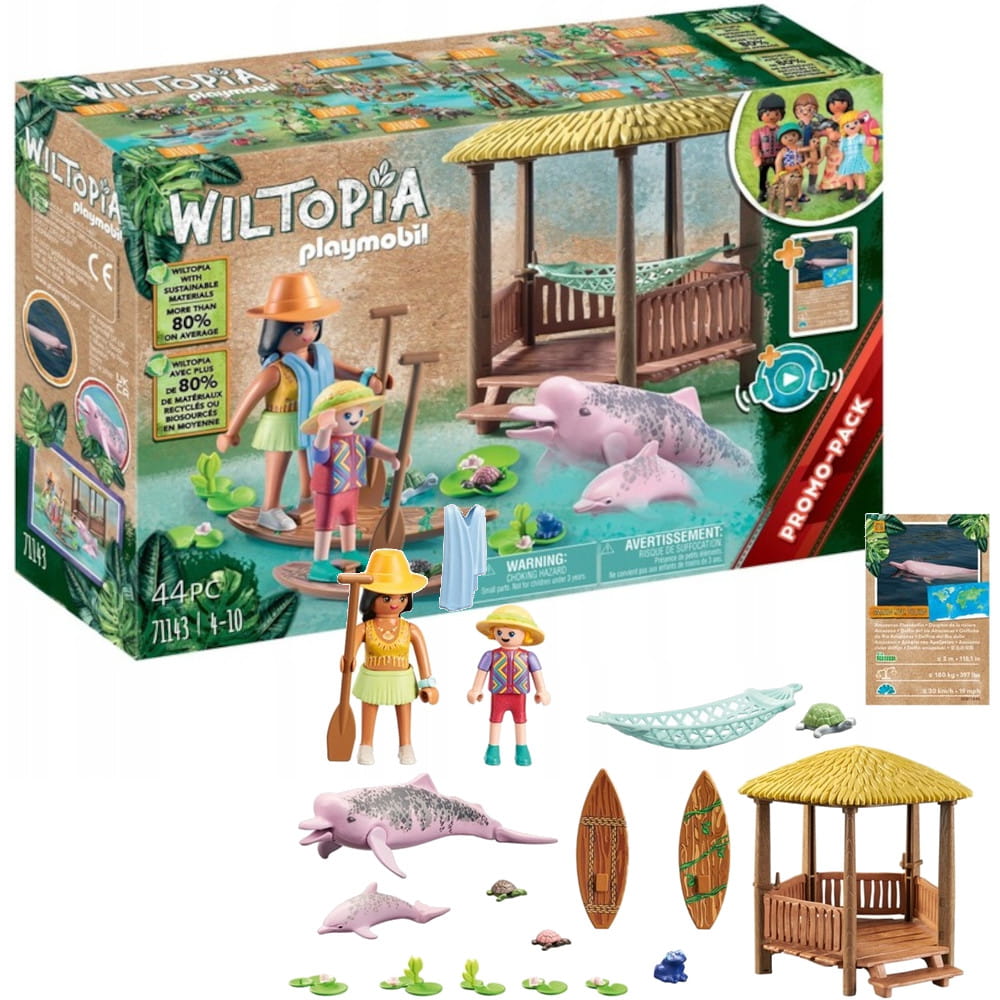 71143 Playmobil Wiltopia Paddling Tour with River Dolphins