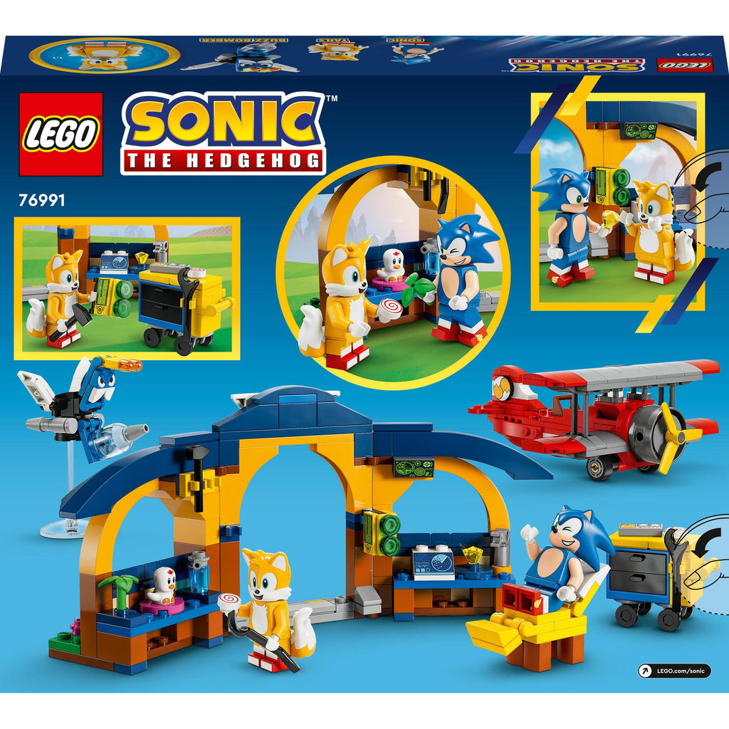 76991 LEGO Sonic the Hedgehog Tails' Workshop and Tornado Plane