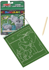 9150 Melissa & Doug Scratch Art Safari