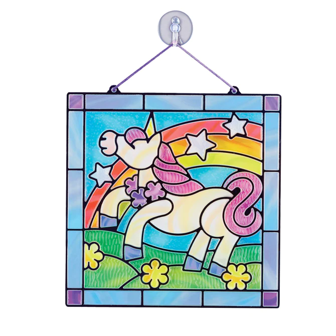 9299 Melissa & Doug Stained Glass Made Easy - Unicorn