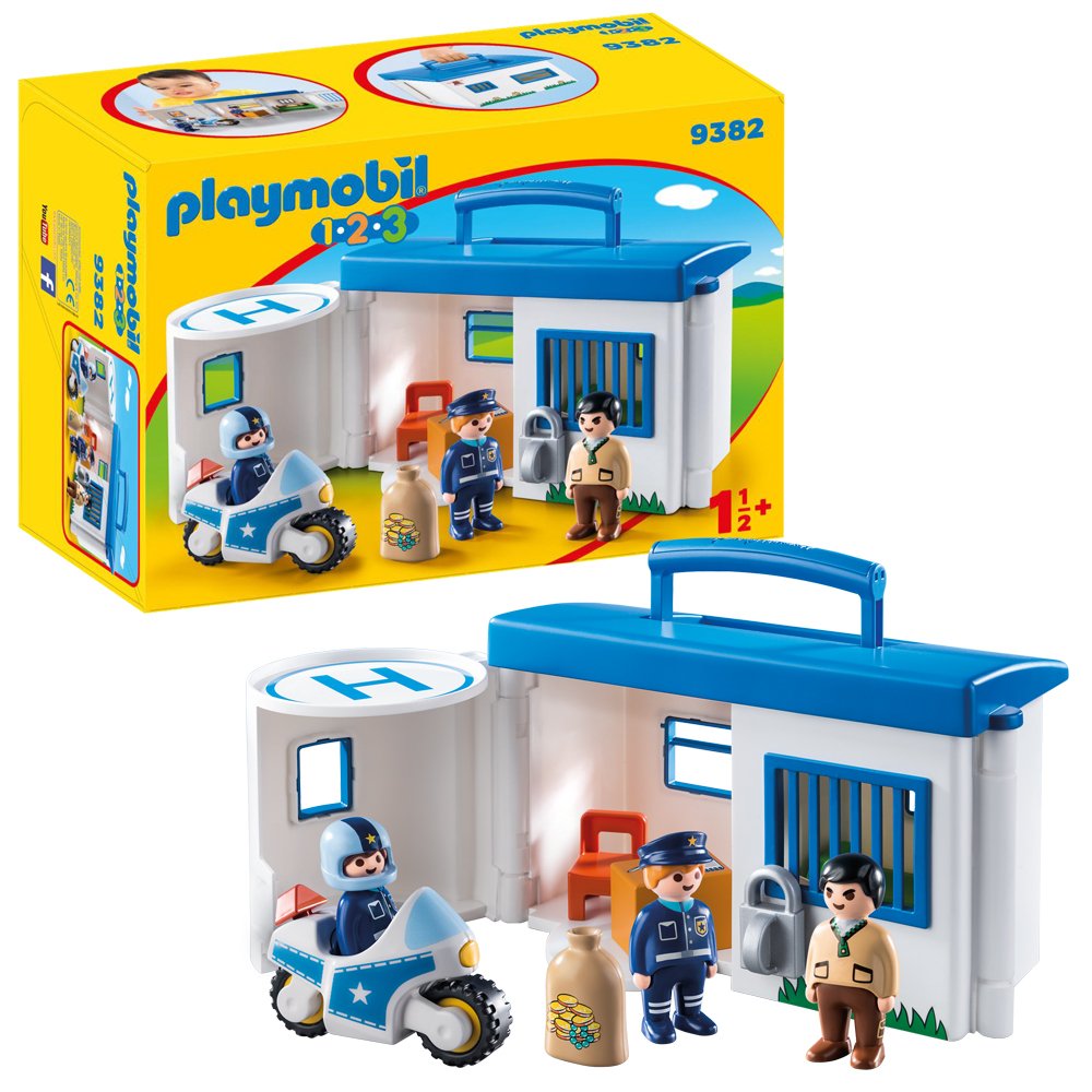 9382 Playmobil 1.2.3. Take Along Police Station