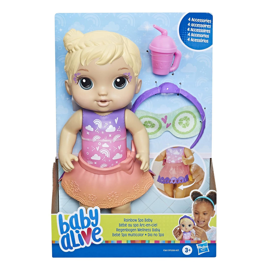 Baby Alive Rainbow Spa Doll