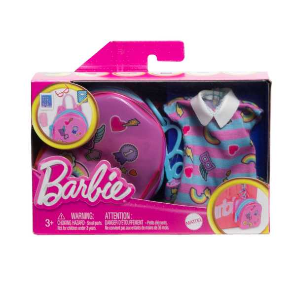 Barbie Clothes - Deluxe Bag with Outfit and Themed Accessories