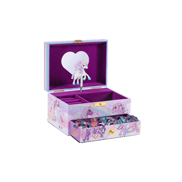 Craze Musical Jewellery Box Unicorn Purple