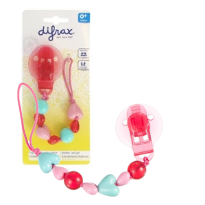 Difrax Little Hearts Soother Saver  0+ Months