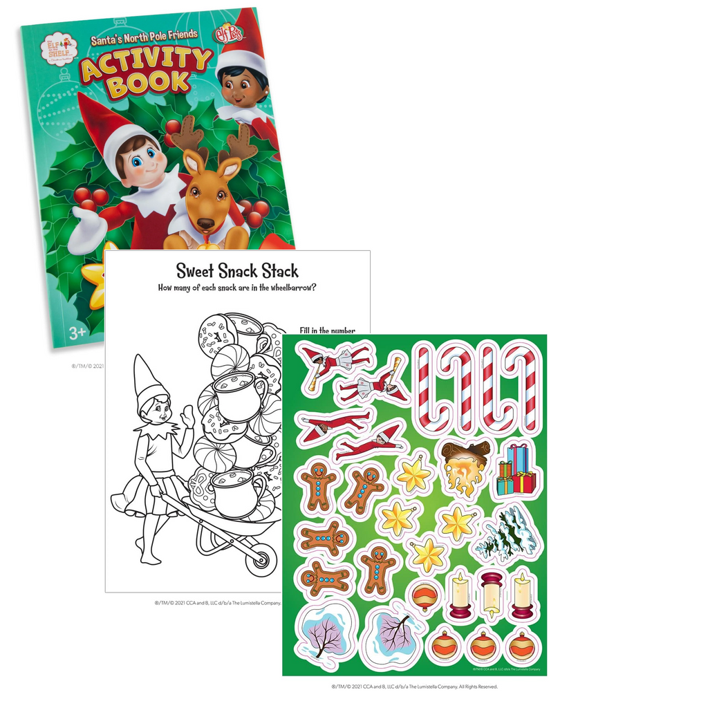 Elf on the Shelf Santa's North Pole Friends - An Activity Book