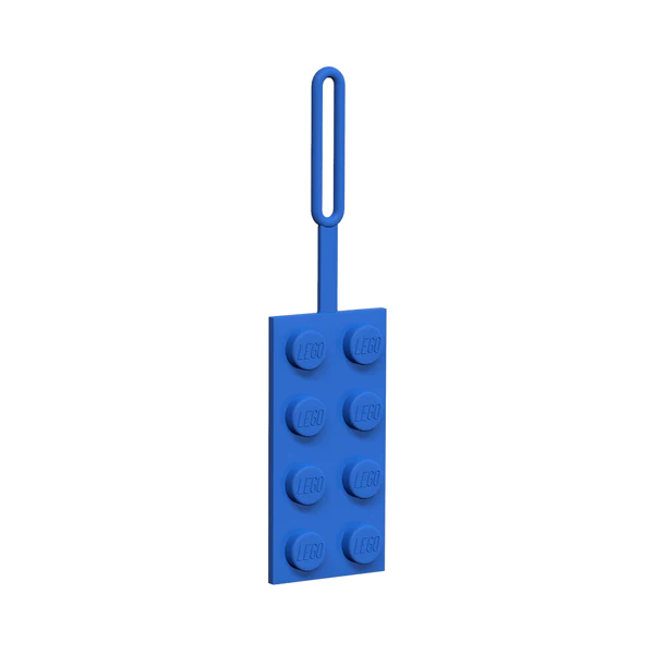 LEGO 2X4 Luggage Tag - Blue