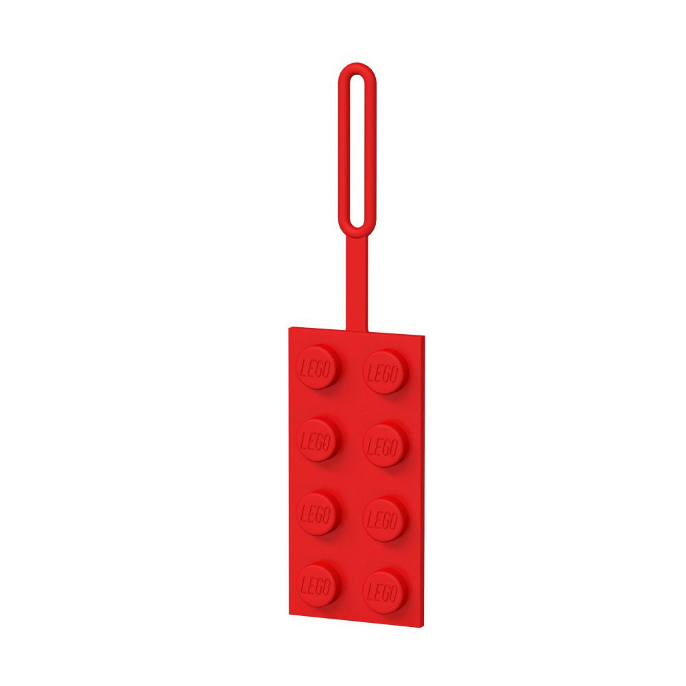 LEGO 2X4 Luggage Tag - Red