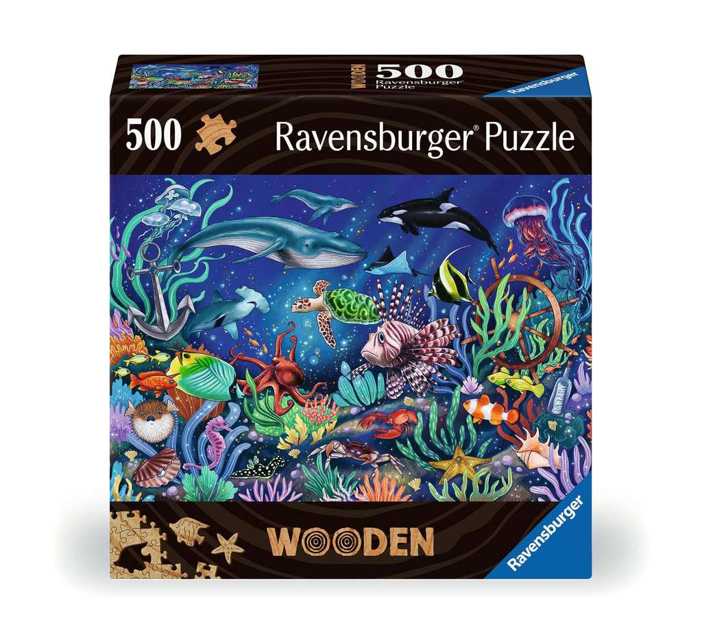 Ravensburger Under The Sea 500 Piece Wooden Puzzle