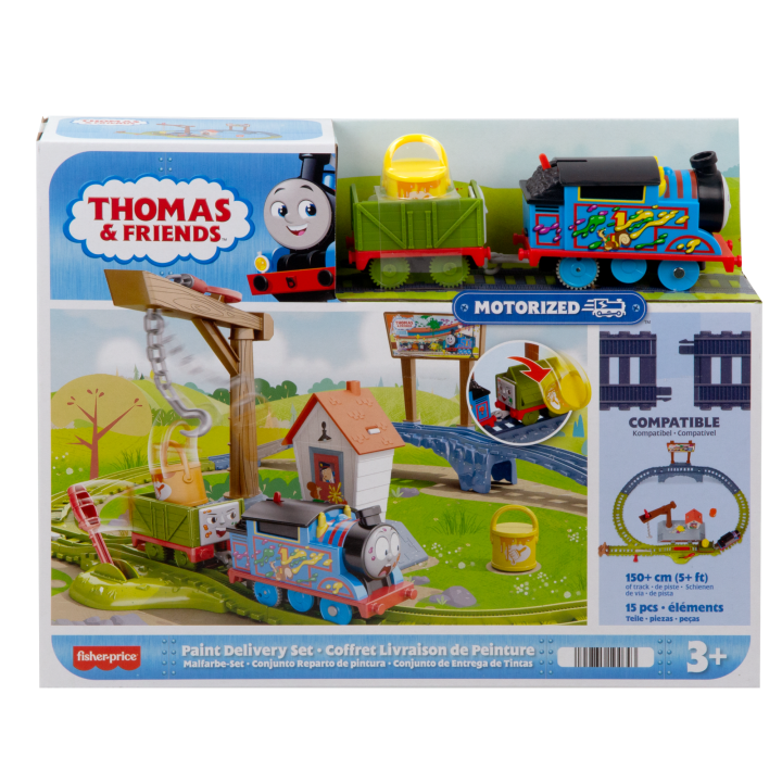 Thomas & Friends Thomas & Friends Paint Delivery Motorized Train And Track Set