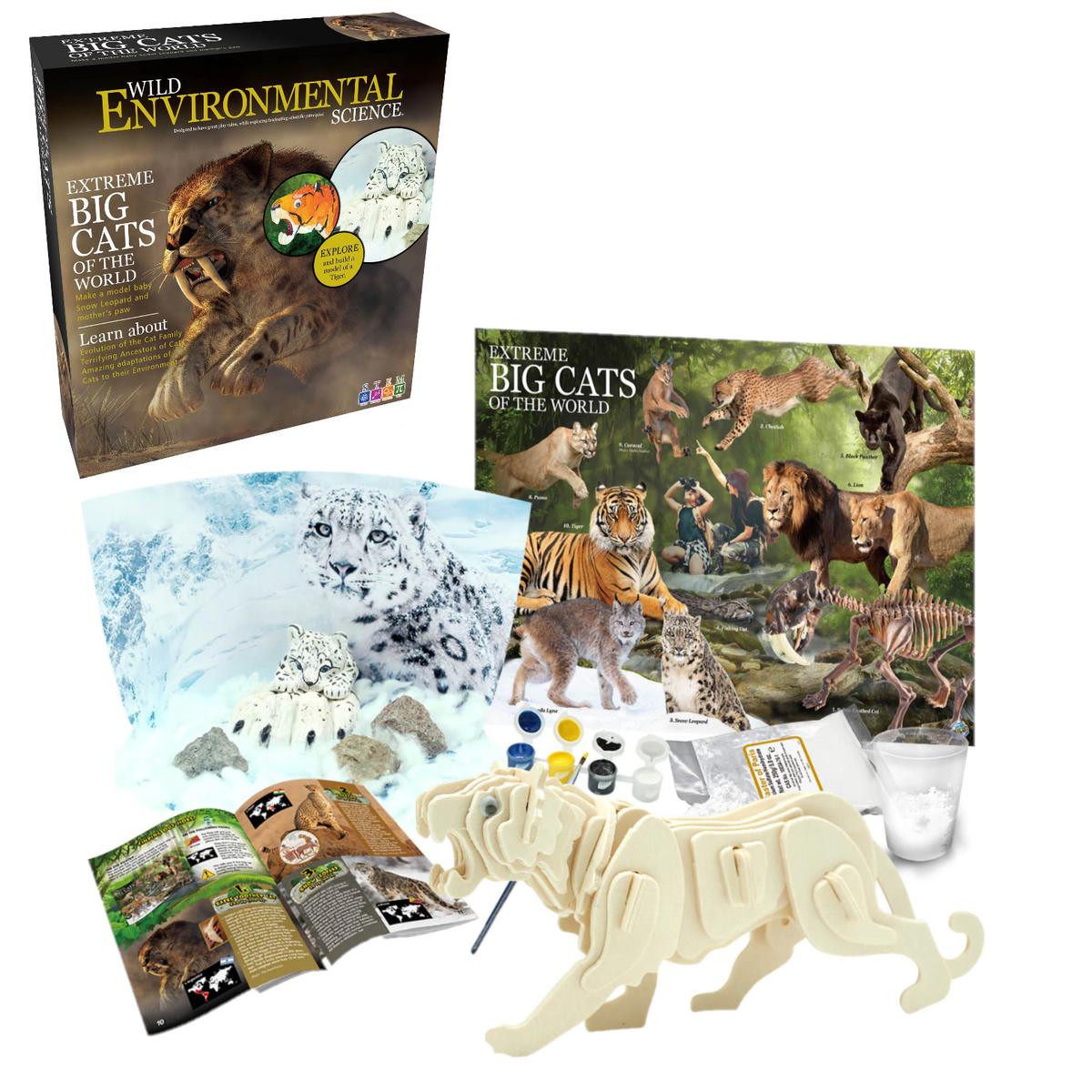 Wild Environmental Science - Extreme Big Cats of the World – Pops Toys