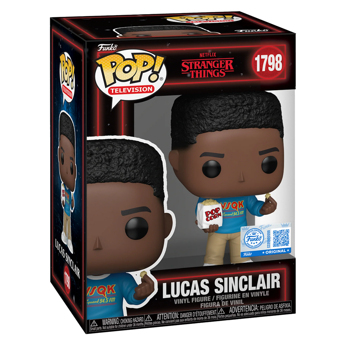 1798 FUNKO POP!TV: ST S5 - LUCAS SINCLAIR(EX) – Pops Toys