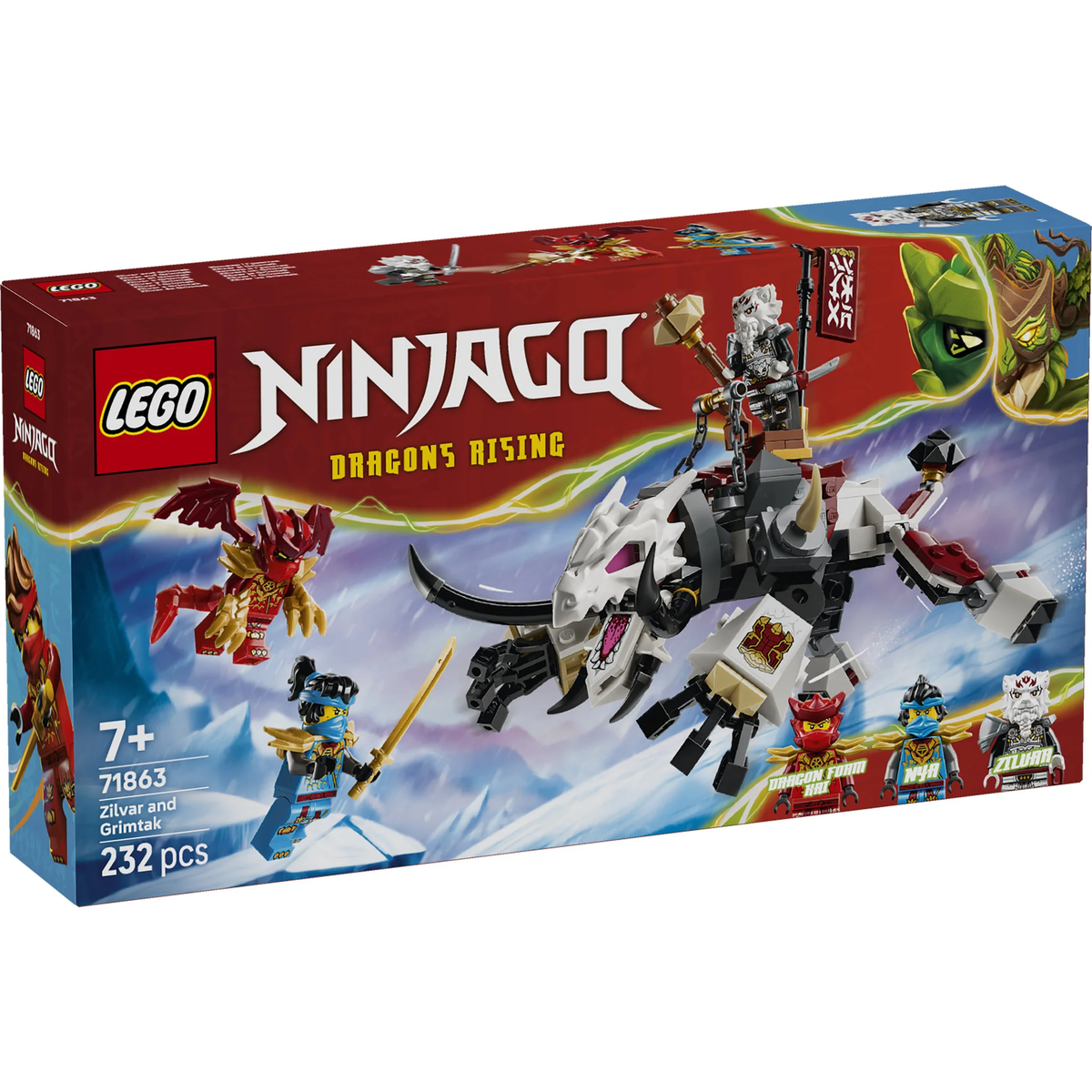 71863 LEGO® NINJAGO® Zilvar and Grimtak the Dragon Beast – Pops Toys