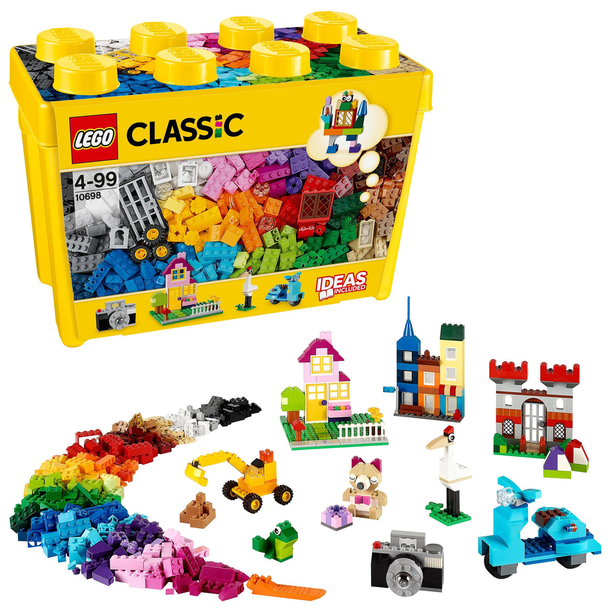 LEGO® CLASSIC Large Creative Brick Box 10698 – Pops Toys