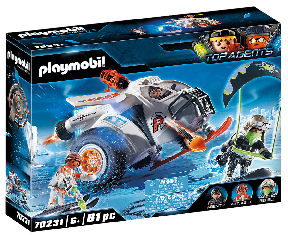 70231 Playmobil Spy Team Snow Glider – Pops Toys - Main Image