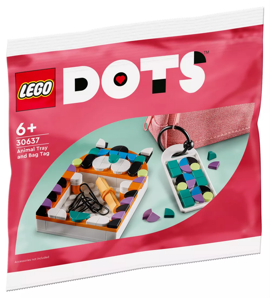 30637 LEGO DOTS Animal Tray and Bag Tag