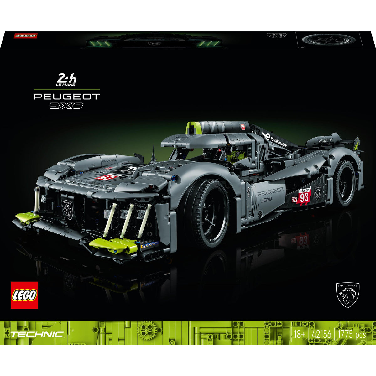 LEGO® Technic PEUGEOT 9X8 24H Le Mans Hybrid Hypercar Collectible