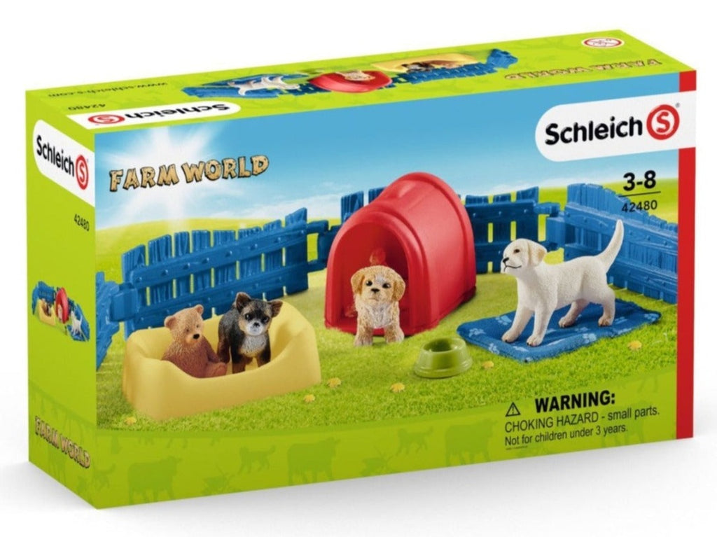 42480 Schleich Farm World Puppy Pen