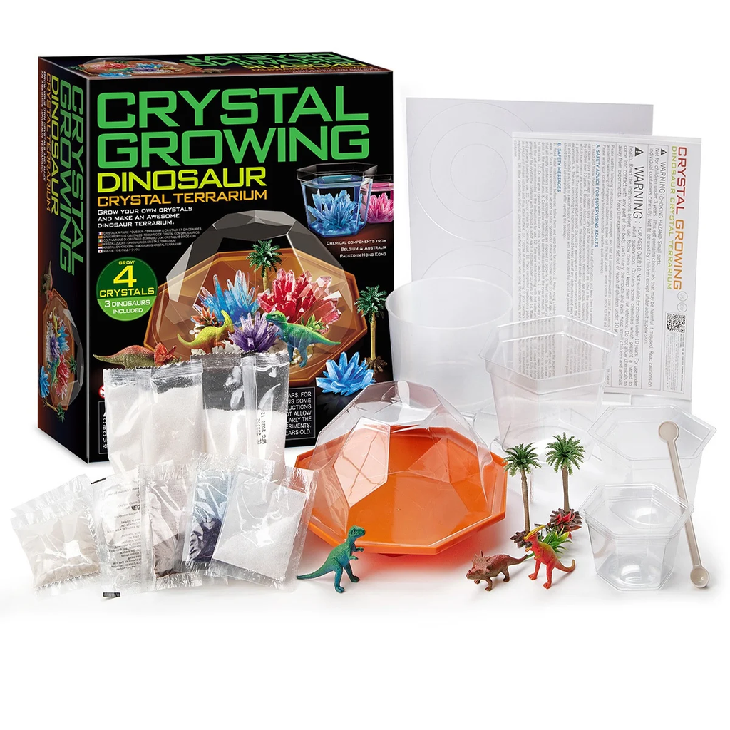 4M Dino Crystal Terrarium