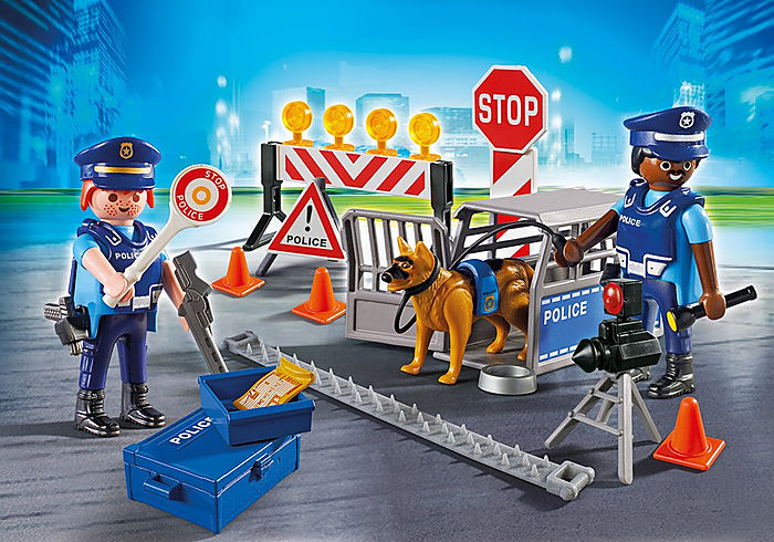 6924 Playmobil Police Roadblock