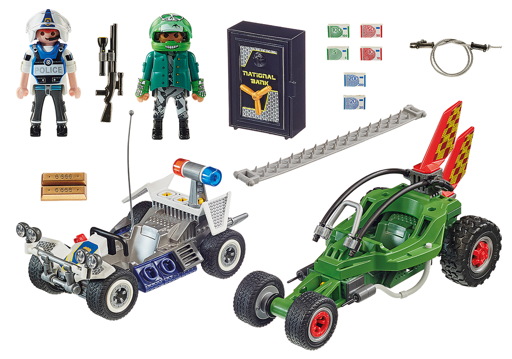 70577 Playmobil Police Kart: Pursuit of the Vault Robber