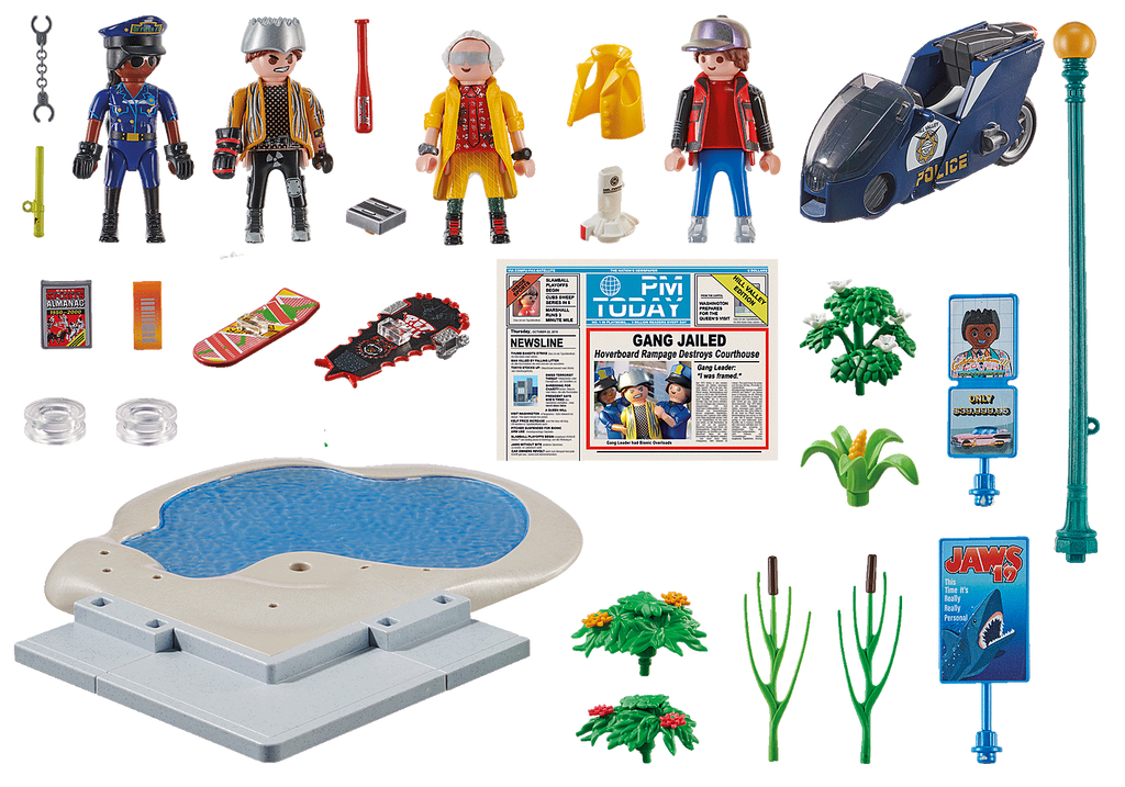 70634 Playmobil Back to the Future Part II Hoverboard Chase