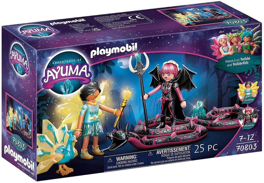 70803 Playmobil Ayuma Crystal Fairy And Bat Fairy with Soul Animal