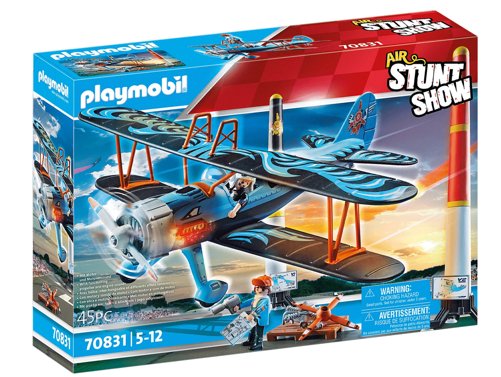 70831 Playmobil Air Stunt Show Phoenix Biplane