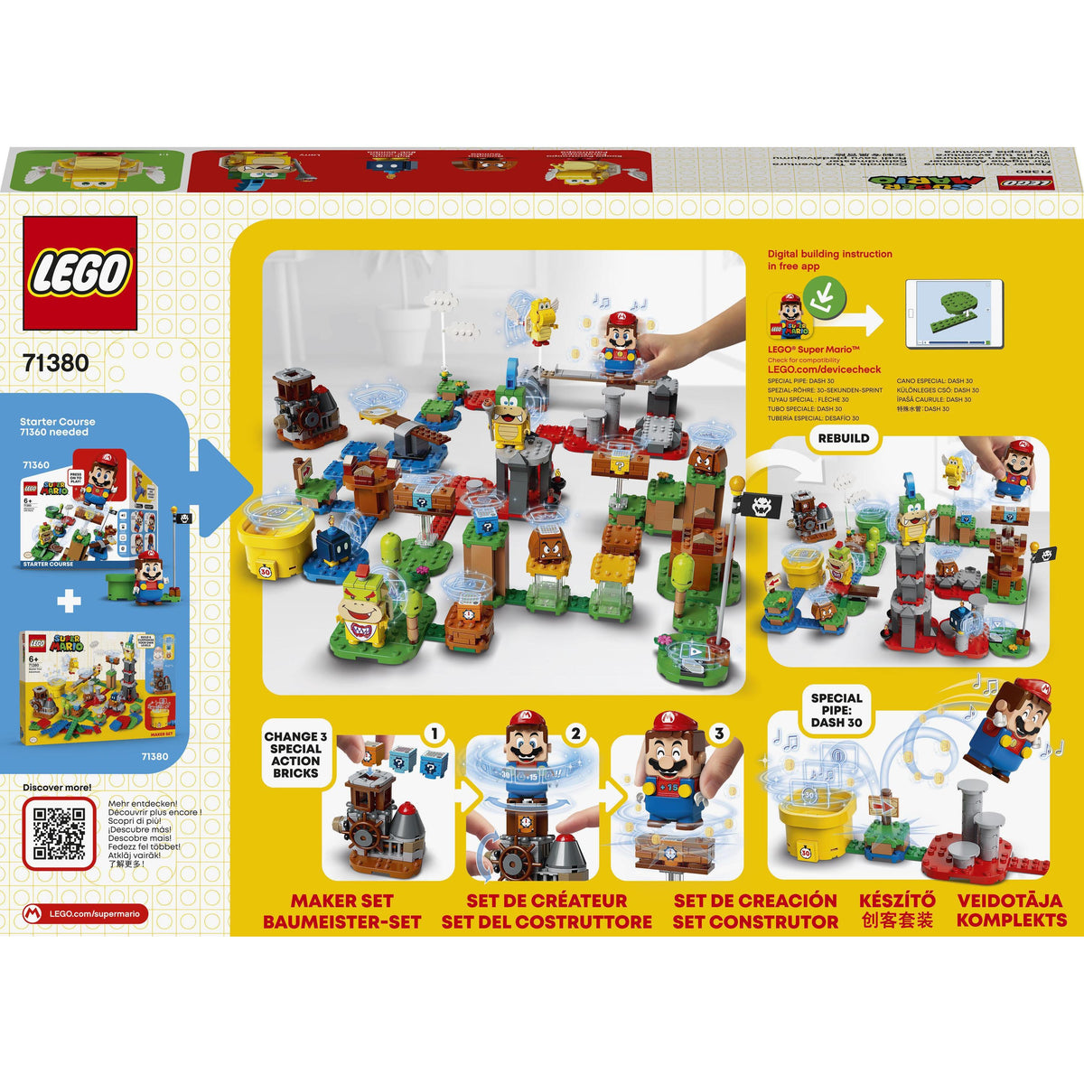 LEGO® SUPER MARIO Master Your Adventure Maker Set 71380 – Pops Toys