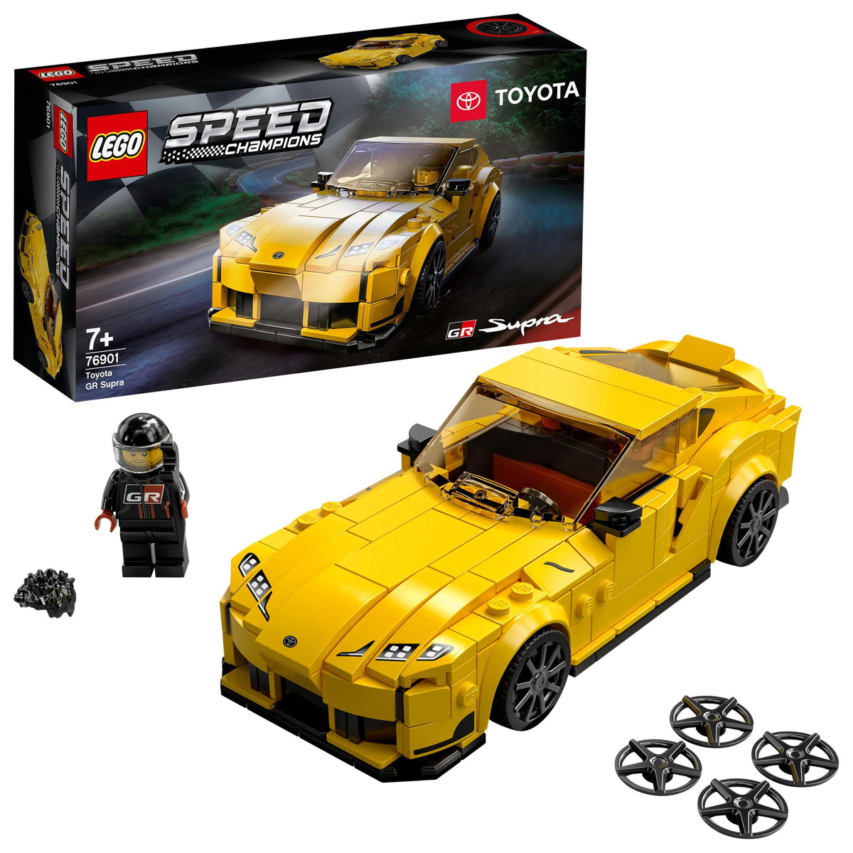 LEGO® Speed Champions Toyota GR Supra Building Kit 76901 – Pops Toys