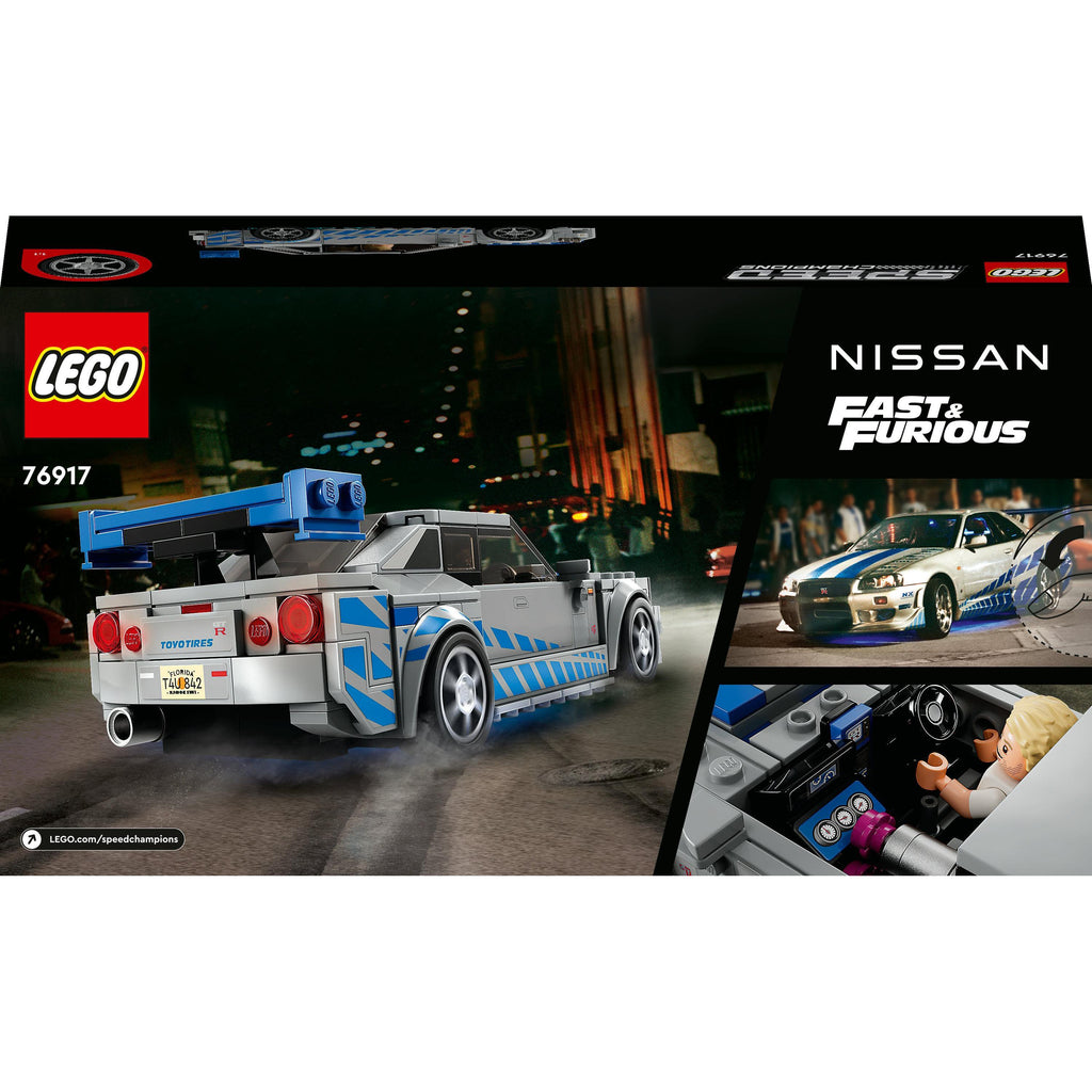 76917 LEGO Speed Champions 2 Fast 2 Furious Nissan Skyline GT-R (R34)