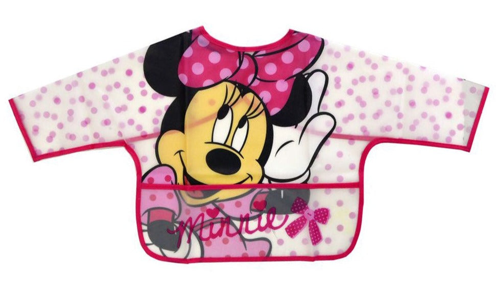 Disney Baby Sleeved Peva Bib - Minnie Mouse