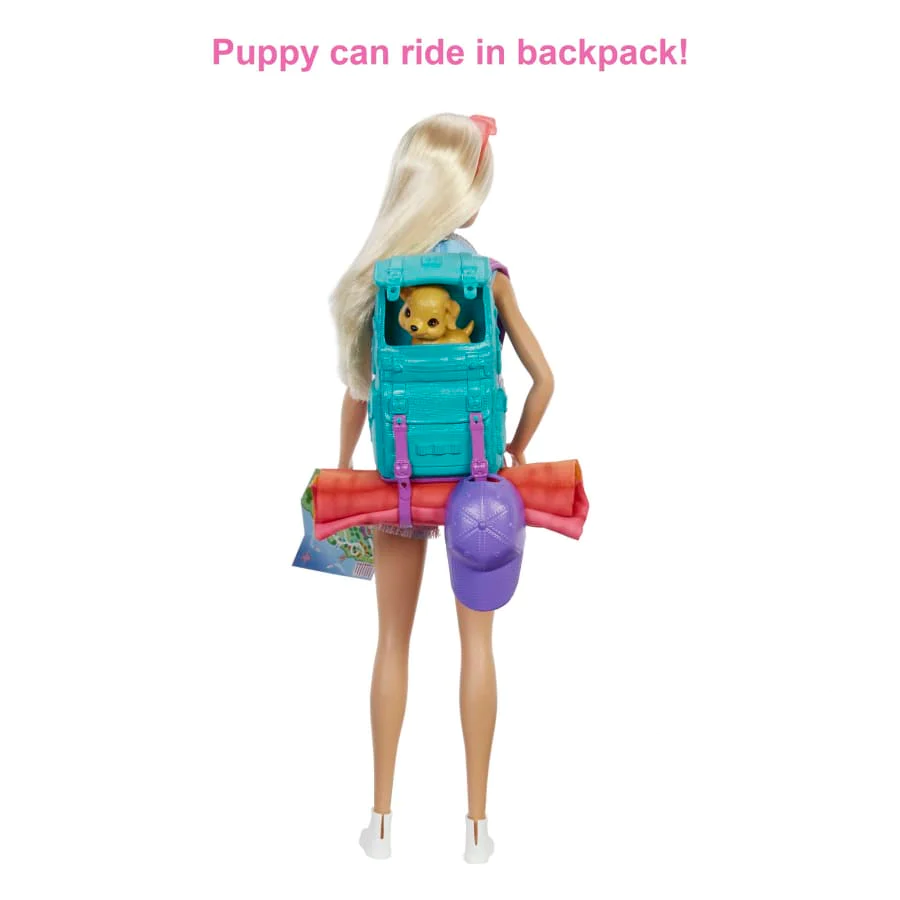 Barbie It Takes Two Camping Doll With Pet Puppy and Accessories