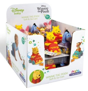 Disney Baby Winnie The Pooh Soft and Go Cars Asst