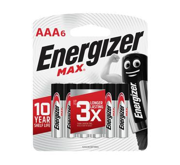 Energizer AAA Batteries 6 Pack